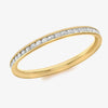 9ct Yellow Gold Zirconia Stardust Band Eternity Ring