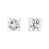 9ct White Gold 0.50ct Diamond Solitaire Stud Earrings