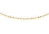 9ct Yellow Gold ube Link Trace Chain 41m/16"9