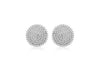 9ct Yellow Gold 1.00t Diamond Cluster 13mm Stud Earrings