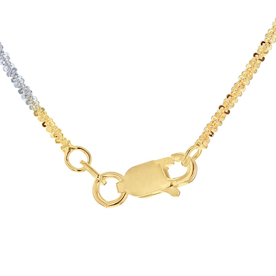 Sterling Silver 3-Tone Gold Tocalle Chain