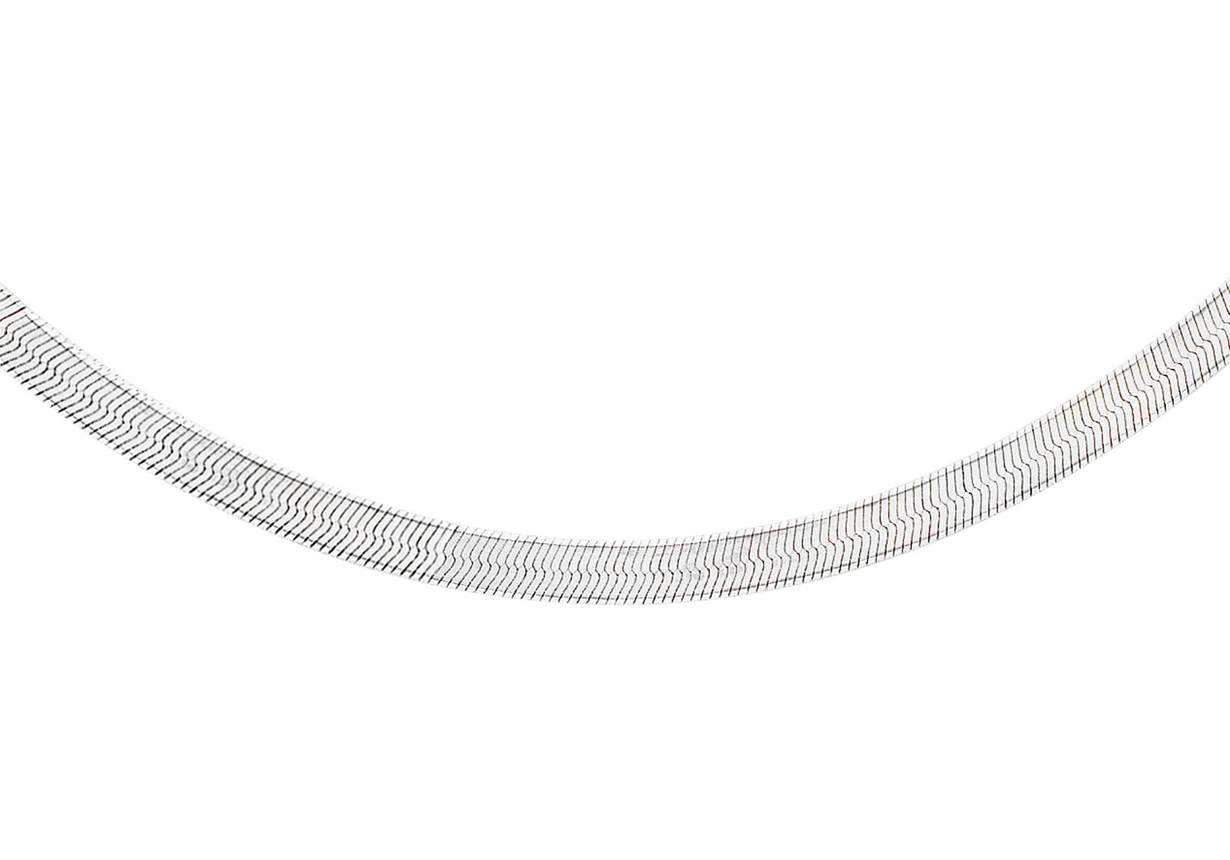 Sterling Silver Flat Snake Chain