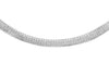 Sterling Silver Flat Omega Chain 43m/17"9