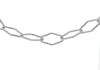 Sterling Silver 100 Twist Detail Diamond Shaped Belcher  Chain 51m/20"9