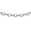Sterling Silver 80 Diamond Cut Oval Belcher Chain