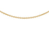 Sterling Silver Yellow Gold Plated 1.3mm Trace Chain 46m/18"9