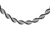 Sterling Silver Oxidised  Satin Twist Chain 41m/16"9