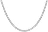 Sterling Silver 250 Diamond Cut Flat Rambo Chain