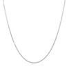 Platinum 25 Diamond Cut Slim Curb Chain