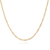 9ct Yellow Gold 16 Diamond Cut Twist Curb Chain